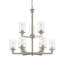 Lustre 9 lumières à abat-jour Attah-1054478464