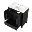 Meuble-lavabo multifonctionnel 30 po avec lavabo 30 po