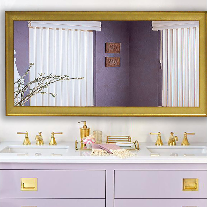 Miroir de salle de bain Nikodemos, H 34 po x l 71,5 po