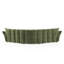  Canapé à forme courbée 4S MINIMORE de style moderne l 136 po-831471170