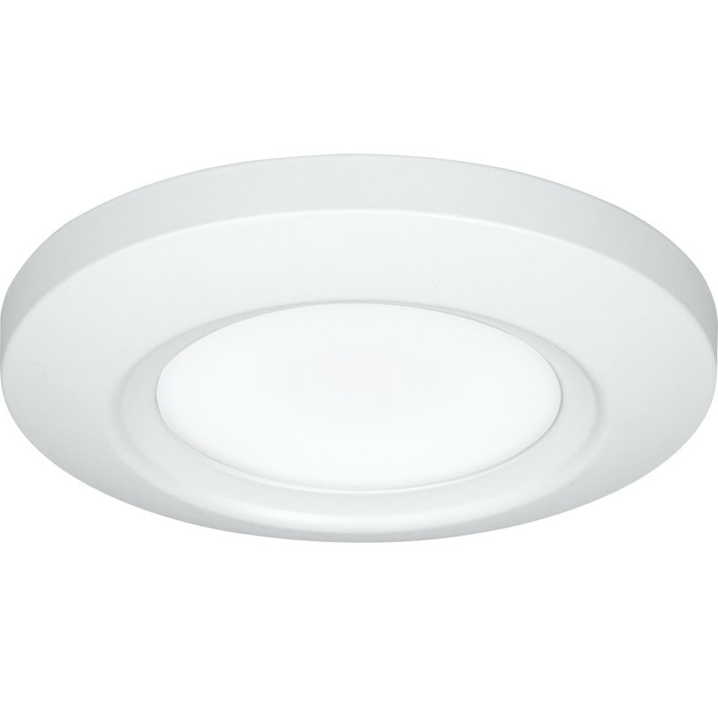 Plafonnier encastré simple en forme de cercle de 5,5 po à 1 lumière Ingrassia