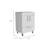White 2-Door Rectangle Single Bathroom Vanity