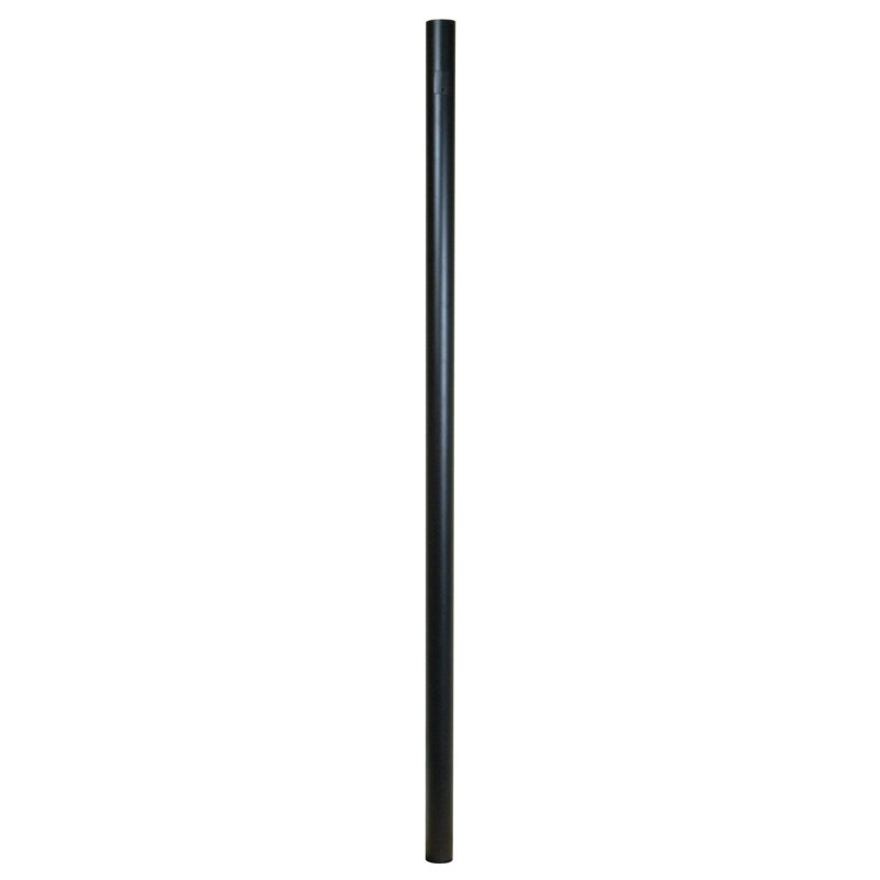 Post, Matte Black / No / No