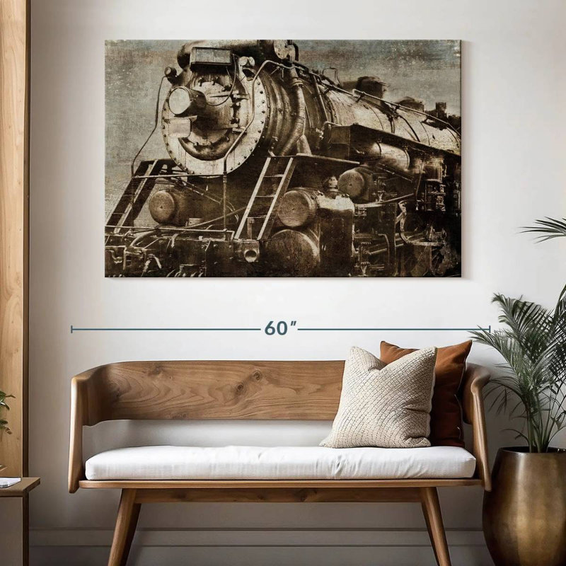 Locomotive Mehar, H 34 po x l 51 po