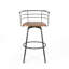 Noelia Swivel Counter Stool with Metal Frame-2094261324