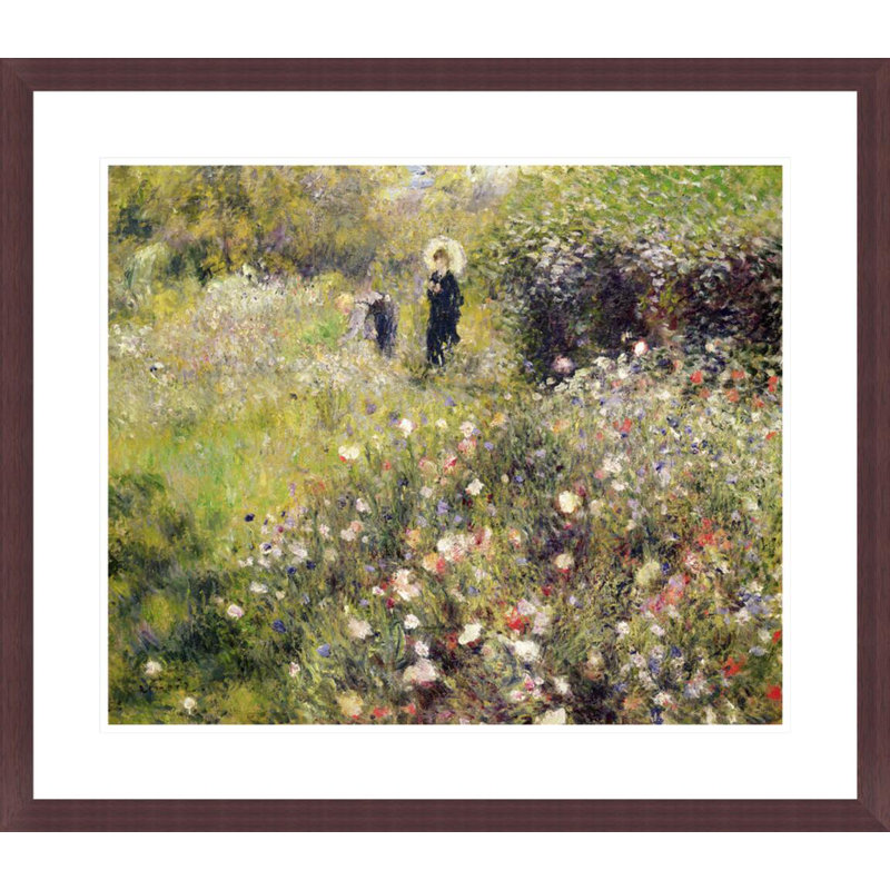 «Summer Landscape» par Pierre-Auguste Renoir, impression giclée sur cadre, H 23,5 po x l 26,99 po