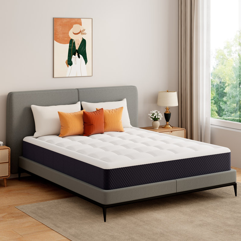 Matelas en mousse viscoélastique 10 po - Soulagement de la pression et isolement des mouvements, Très grand lit