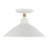 Journey 1-Light Semi-Flush in Natural White