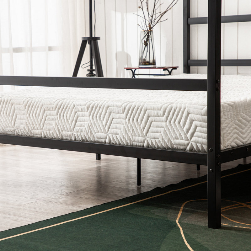 Reames 71'' Platform Bed, Black, King