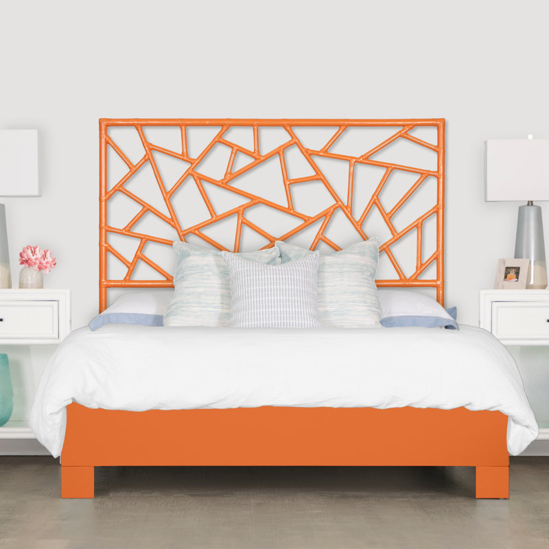 Tiffany Bed, Citrus Orange, Twin