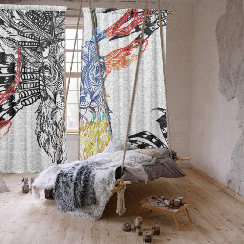 Deshonta Velvet Blackout Curtain Panel Pair, 148cm x 350cm