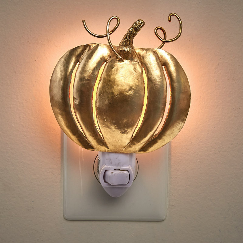 Split P Gold Pumpkin Night Light