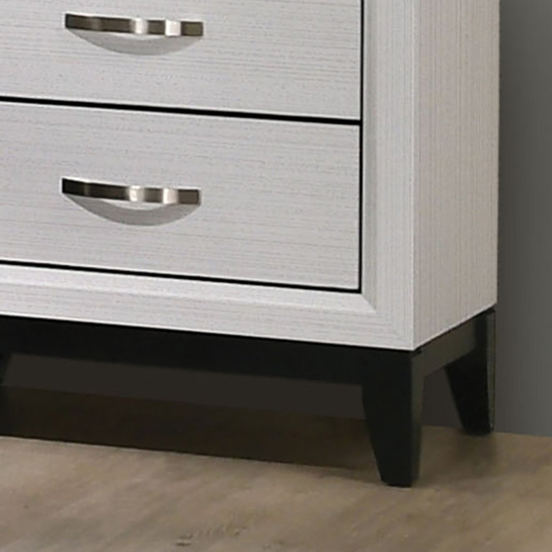 Commode contemporaine Errico, blanc, Blanc