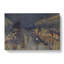 Montmartre Boulevard At Night by Camille Pissarro - Wrapped Canvas-61842137
