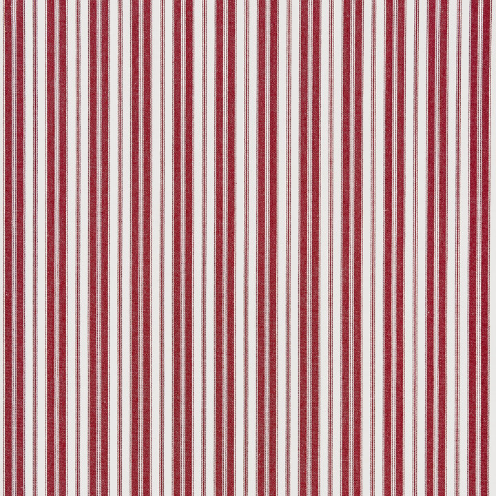 Chatham Devon Ticking Stripe 100% Cotton Fabric, Currant