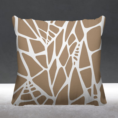 Rodman Abstract Outdoor Reversible Throw Pillow
