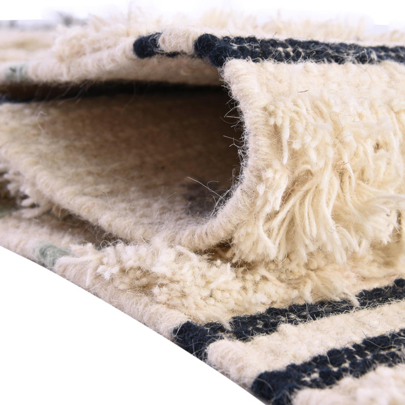 Performance Wool Geometric Indoor Rug, Runner 2'2" x 6'1"