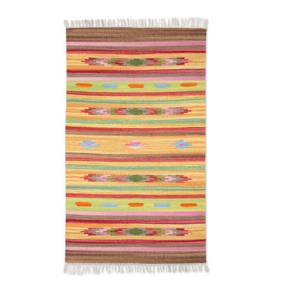 Nyasia Wool Abstract Indoor Rug