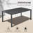 Rectangular Metal Outdoor Dining Table , 63.38'' in. W 35.23'' in. D-2039630644