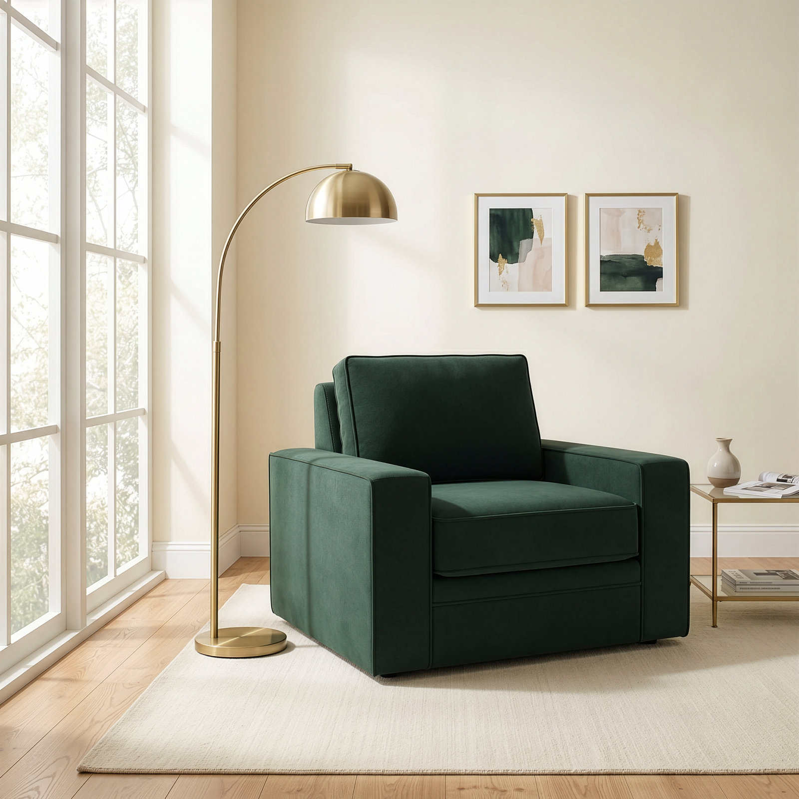 Miranda Armchair, Marquis Spruce
