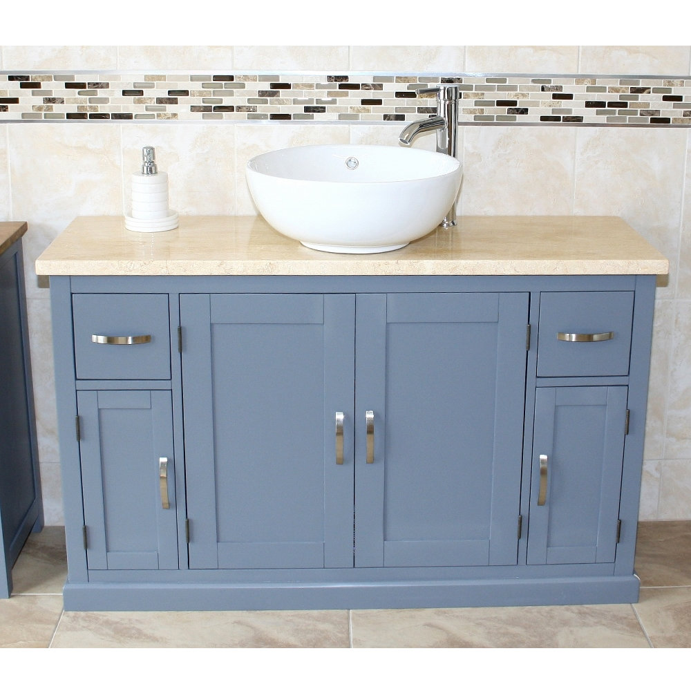 Solid Beech Biskra 1230mm Free-standing Single Vanity