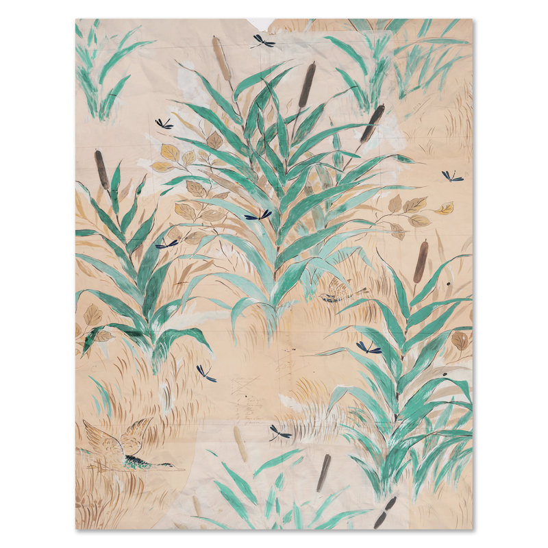 Les Roseaux Print by Paule Marrot, Unframed, 54" H x 42" W x 1.25" D