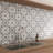 Dahlia 6" x 6" Patterned Matte Porcelain Tile-111026566