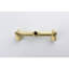 Solid Brass Wall Mounted Faucet - Golden Brushed Look For Bathroom Gold Tap Mount Made Of-121638956