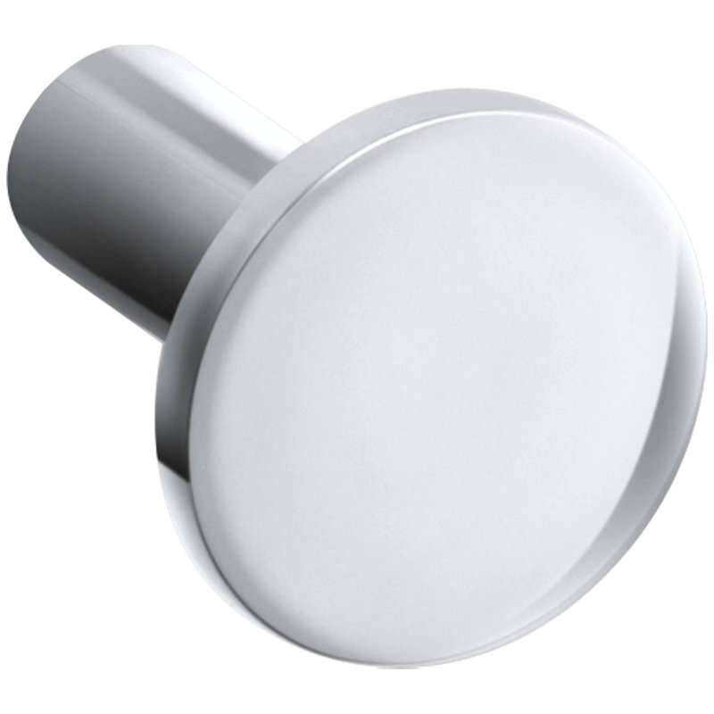 Purist® 17/16 Length Geometric Knob, Polished Chrome