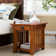 Mission Solid Wood End Table in Medium Oak