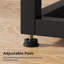 Table-plateau en forme de C-850006881