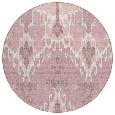 Washable Ikat Indoor / Outdoor Rug