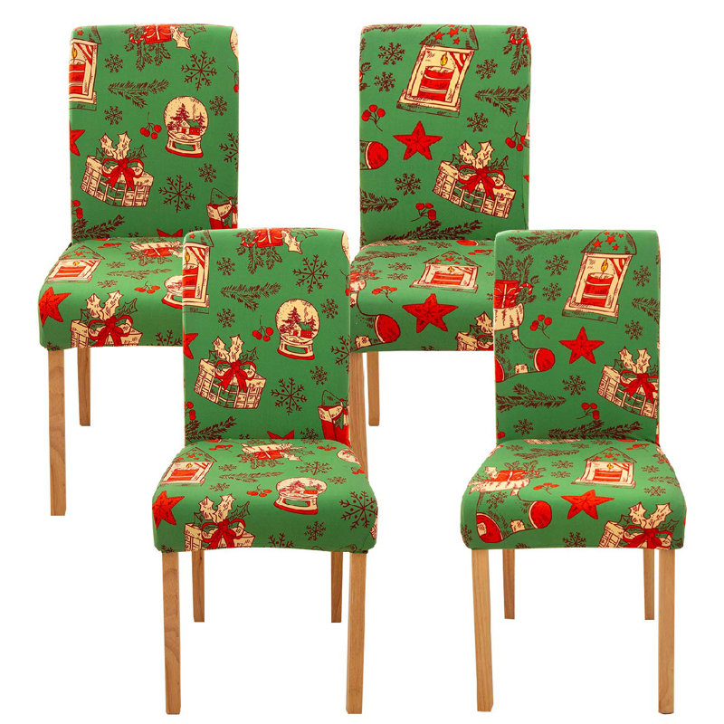 Housse pour chaise de salle à manger, Cadeau vert