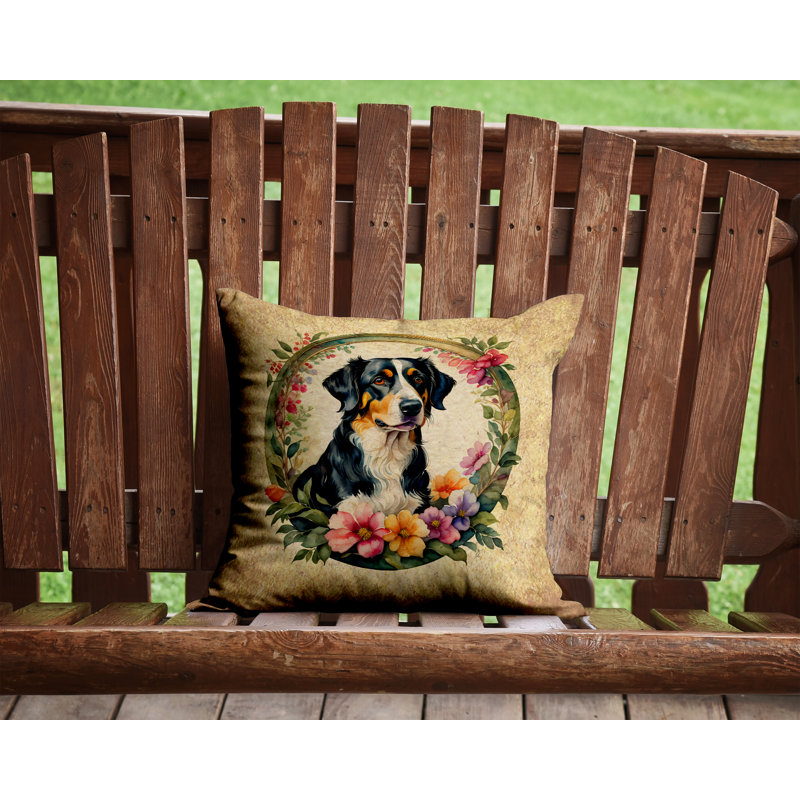 Outdoor Throw Pillow, 14" H x 14" W x 3" D