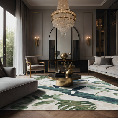 Tapis gris soyeux et moelleux