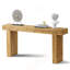 Console 63 po en bois massif - Table de ferme rustique pour entrée, couloir ou derrière le canapé, conception rectangulaire étroite