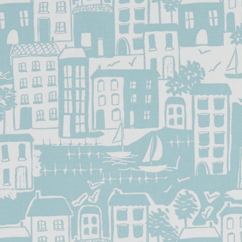 Land and Sea Waterside Fabric, Duckegg