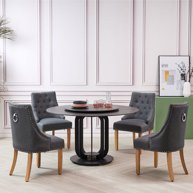 Bargas 48cm H Fabric Upholstered Side Chair