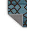 Tapis bleu en treillis lavable à la machine-23667774
