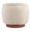 Chaise pivotante beige