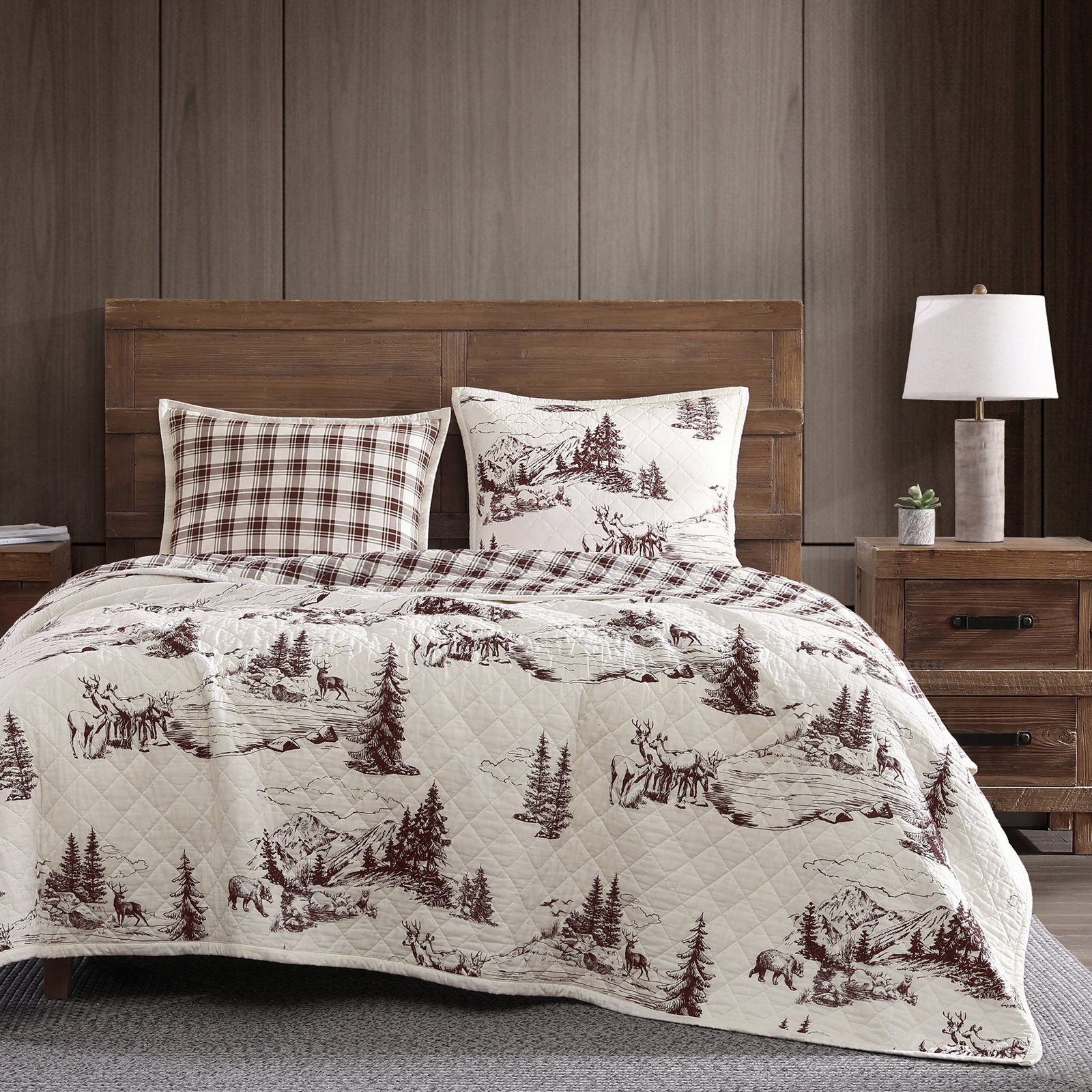 Jacinta Cotton Quilt Set, Twin Quilt + 1 Standard Sham