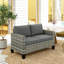 128cm Wide Straight Patio Sofa with Cushions-1208441586-1208441587