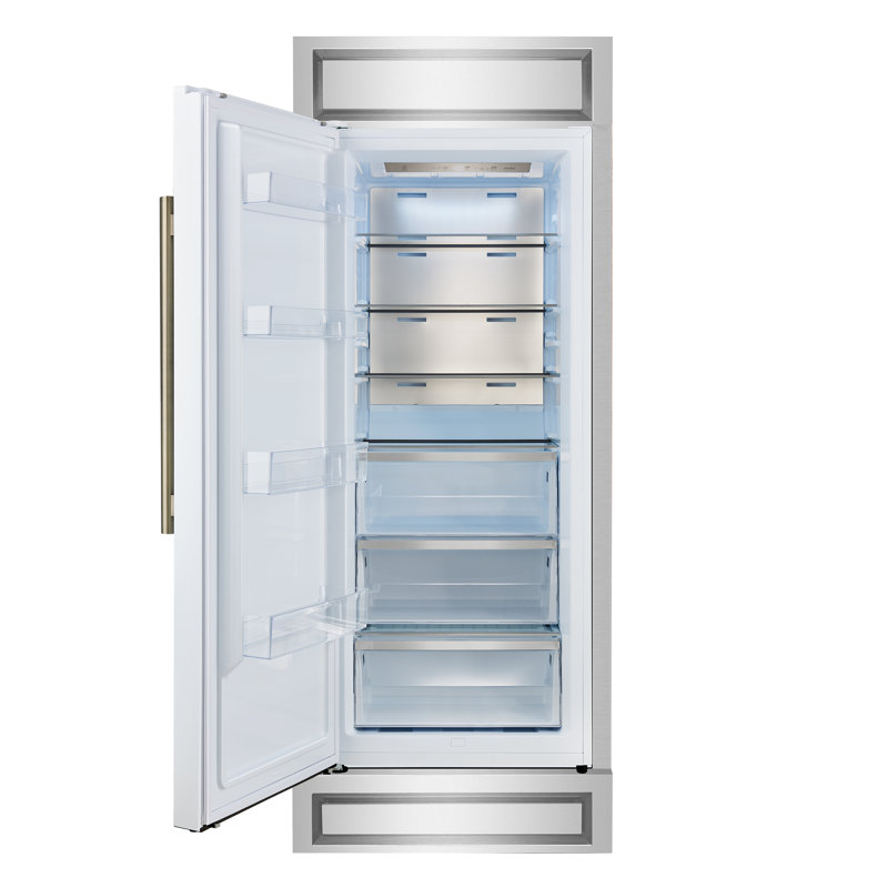 Maderno 28" Convertible Refrigerator, 13.6 cu.ft. Swing with Decorative Grill - 32-Inch Wide, Left Handed