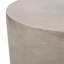 Table d'appoint d'extérieur en béton léger