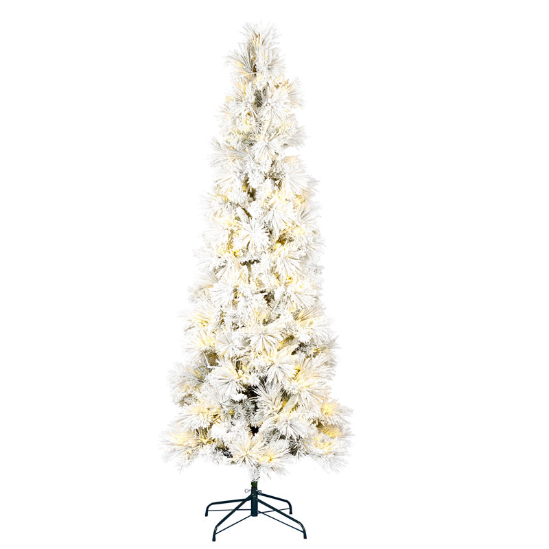 Atka Lighted Artificial Pine Christmas Tree, 10' H