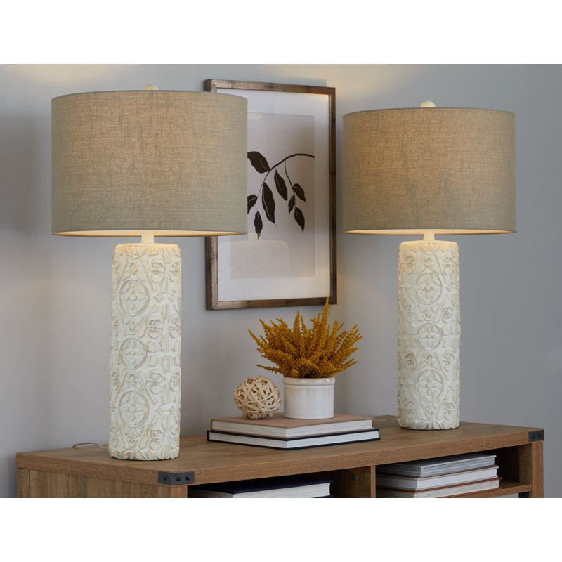 Dannie 31" Polyresin Table Lamp Set