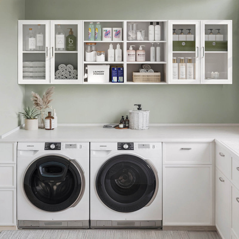 Laundry Room Cabinets Shelves Set