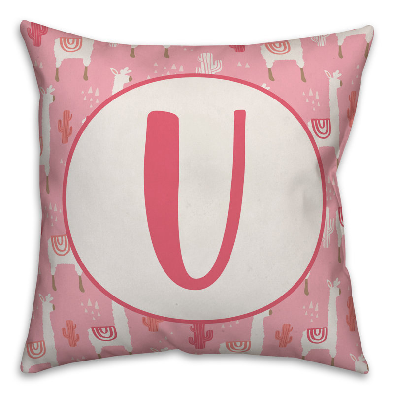 Housse de coussin carré et insert, U