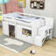Lit mezzanine en bois 1 tiroir avec tablettes Jadaly Kids-647578609