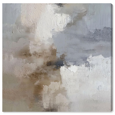 Gesso Impressions IV Canvas Print Minimalist Wall Decor by Art Remedy, Gallery Wrapped, 16 x 16